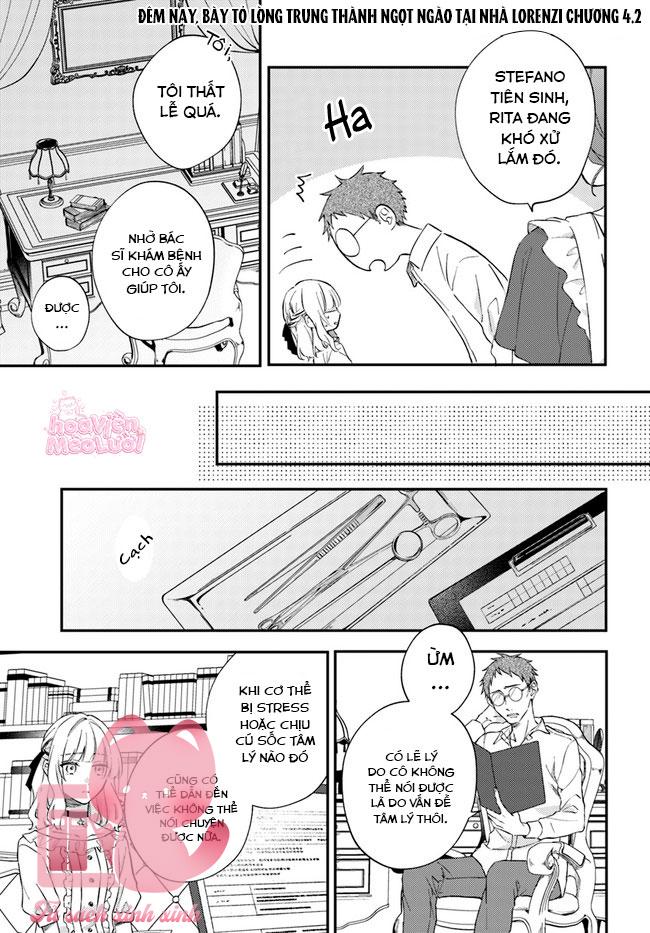 Đêm Nay, Bày Tỏ Lòng Trung Thành Ngọt Ngào Tại Nhà Lorenzi Chapter 4 - Trang 4