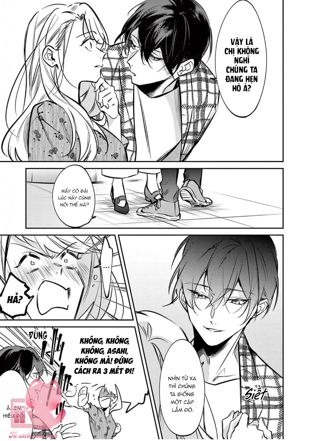 Sống Với Asahi-kun Khiến Tôi Bị Ngộp Thở Bởi Tình Yêu Chap 4 - Trang 2