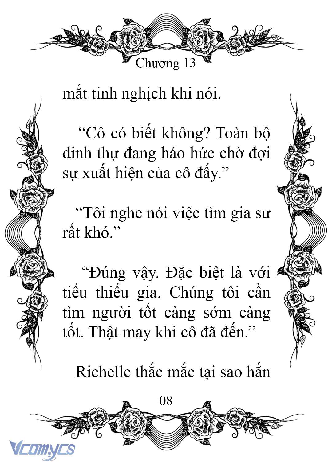 [Novel] Chào Mừng Đến Với Dinh Thự Hoa Hồng Chap 13 - Next Chap 14