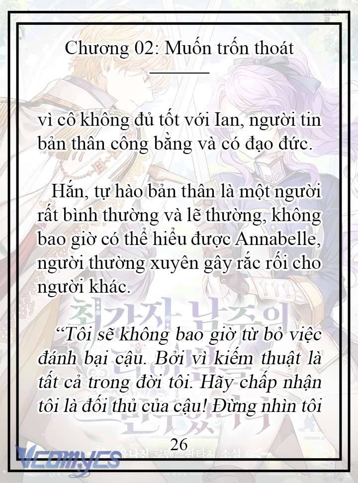 [Novel] Tôi Không Còn Là Đối Thủ Của Nam Chính Chap 2 - Trang 2