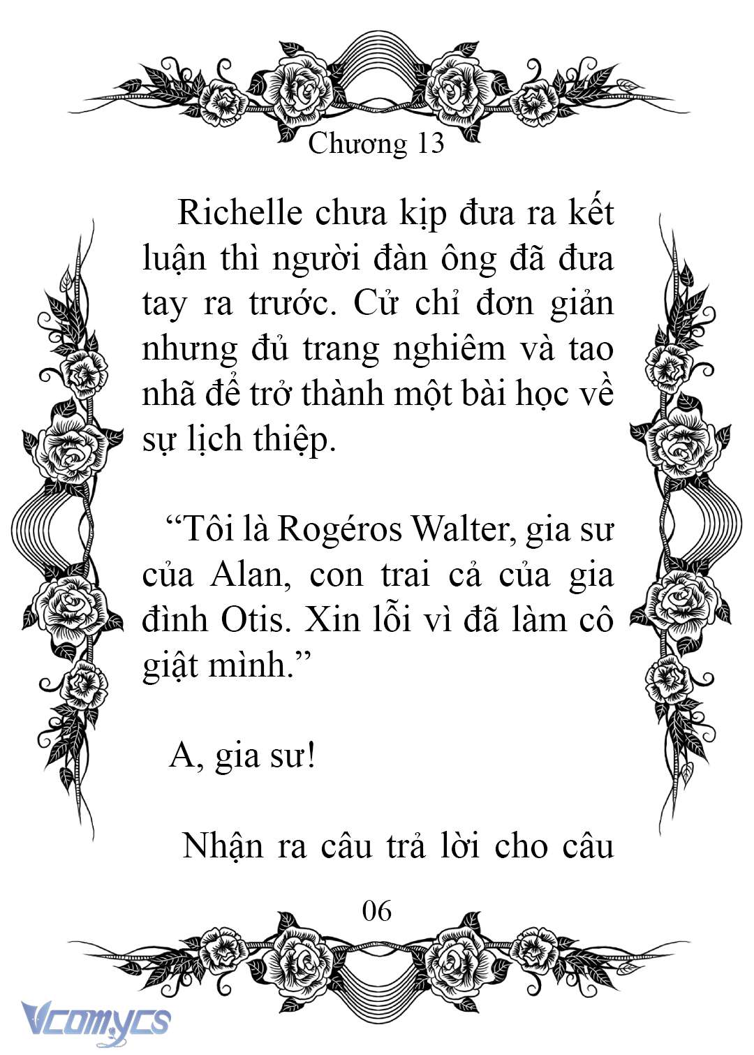 [Novel] Chào Mừng Đến Với Dinh Thự Hoa Hồng Chap 13 - Trang 2