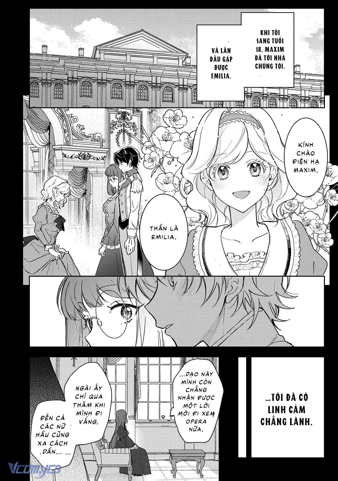 Nàng Tiểu Thư Bẽn Lẽn Bị Biến Thành Một Con Mèo Xấu Xí Nhưng Khi Bất Tỉnh Được Công Tước Sĩ Quan Mang Về Chap 1 - Trang 2