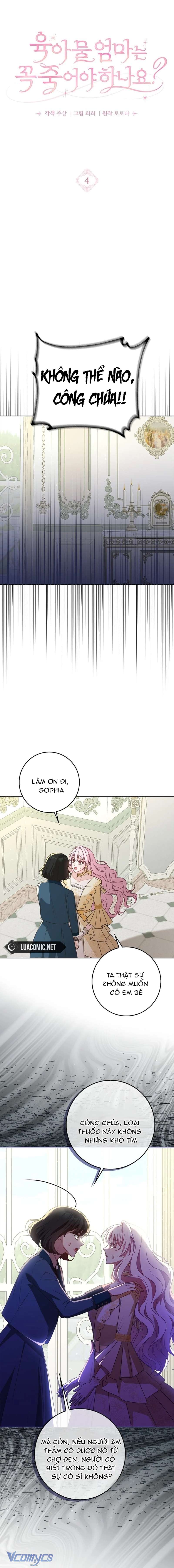 Người Mẹ Trong Tiểu Thuyết Nuôi Con Có Nhất Thiết Phải Chết Không? Chap 4 - Trang 4