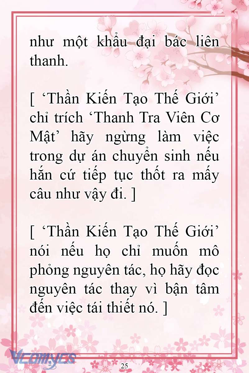 [Novel] Đặc Quyền Của Người Chuyển Sinh Chap 32 - Trang 2