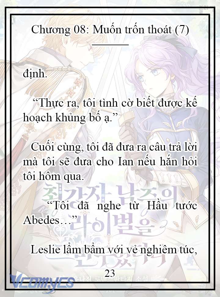 [Novel] Tôi Không Còn Là Đối Thủ Của Nam Chính Chap 8 - Trang 2