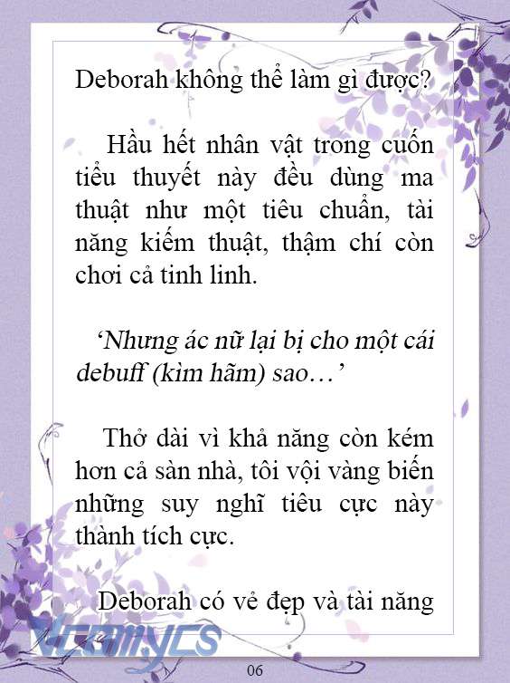 [Novel] Làm Ác Nữ Bộ Không Tốt Sao? Chap 4 - Next Chap 5