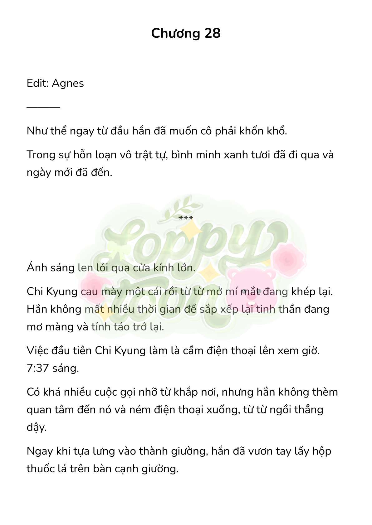 [Novel] Gửi Kẻ Xa Lạ Phản Bội Đạo Đức Chap 28 - Next Chap 29