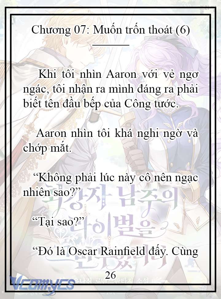 [Novel] Tôi Không Còn Là Đối Thủ Của Nam Chính Chap 7 - Trang 2