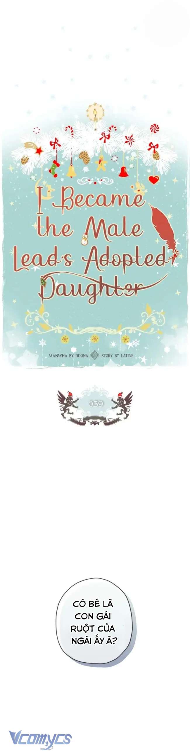 Tôi Đã Trở Thành Con Gái Nuôi Của Nam Chính Chap 39 - Next Chap 40