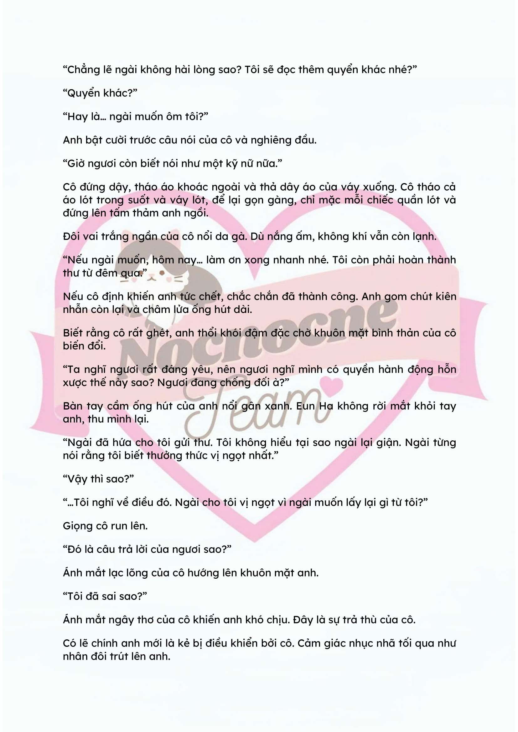 [NOVEL] ĐÊM HỖN LOẠN Chap 58 - Next Chap 59