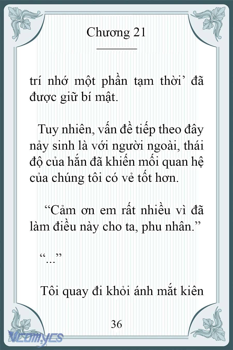 [Novel] Người Chồng Ghét Tôi Đã Mất Trí Nhớ Chap 21 - Trang 2