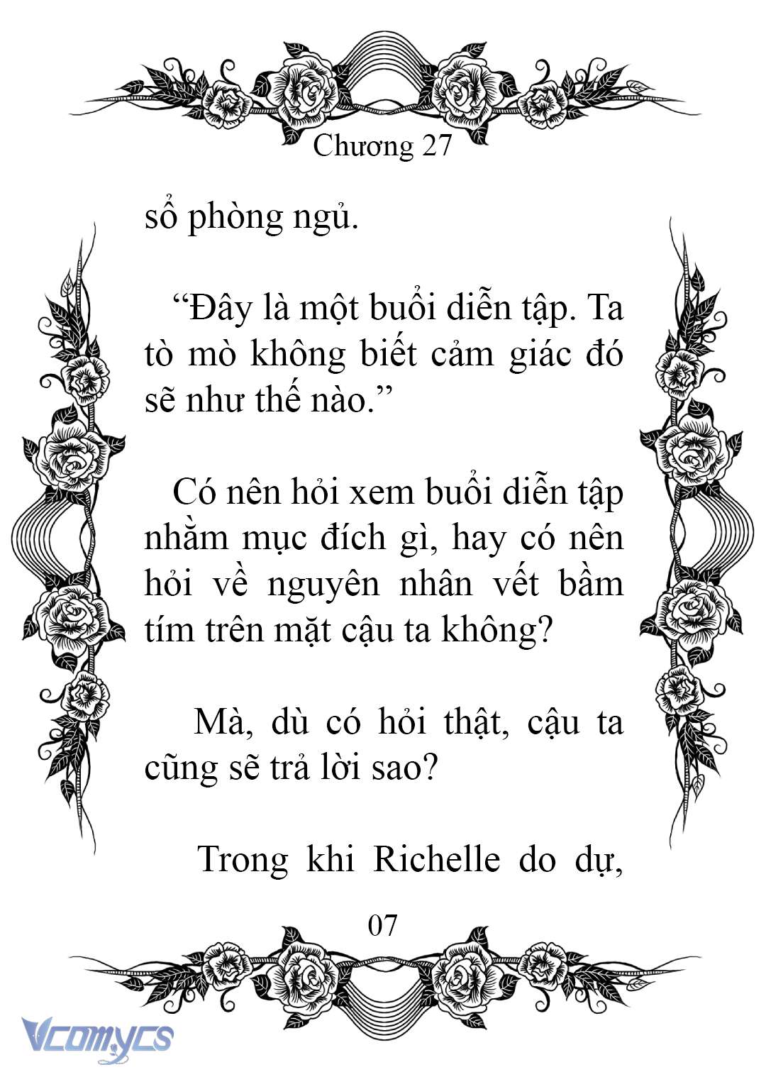 [Novel] Chào Mừng Đến Với Dinh Thự Hoa Hồng Chap 27 - Trang 2