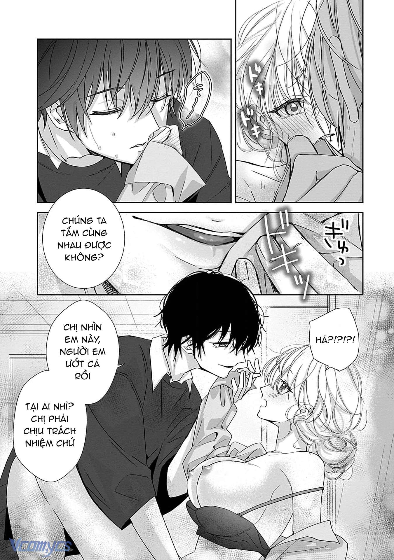 [18+]Bị Em Trai Nhà Bên Dụ Dỗ Rồi!!! Chap 4 - Trang 2