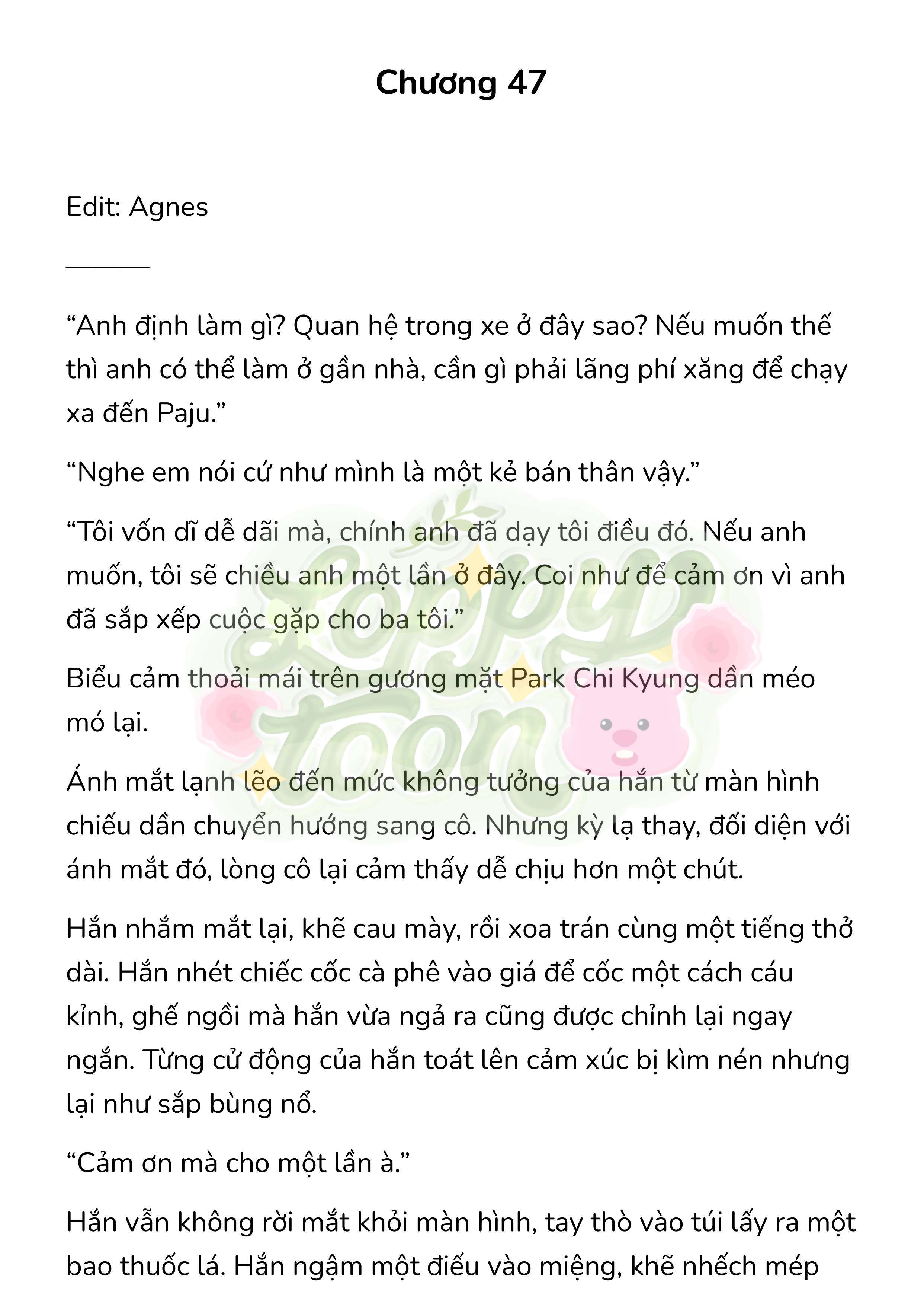 [Novel] Gửi Kẻ Xa Lạ Phản Bội Đạo Đức Chap 47 - Next Chap 48