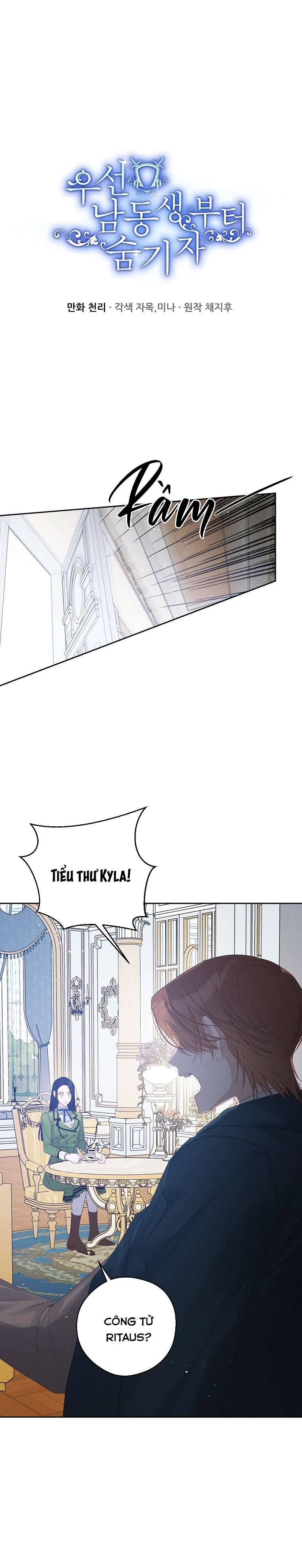 Trước Tiên Phải Giấu Em Trai Cái Đã! Chap 59 - Trang 2