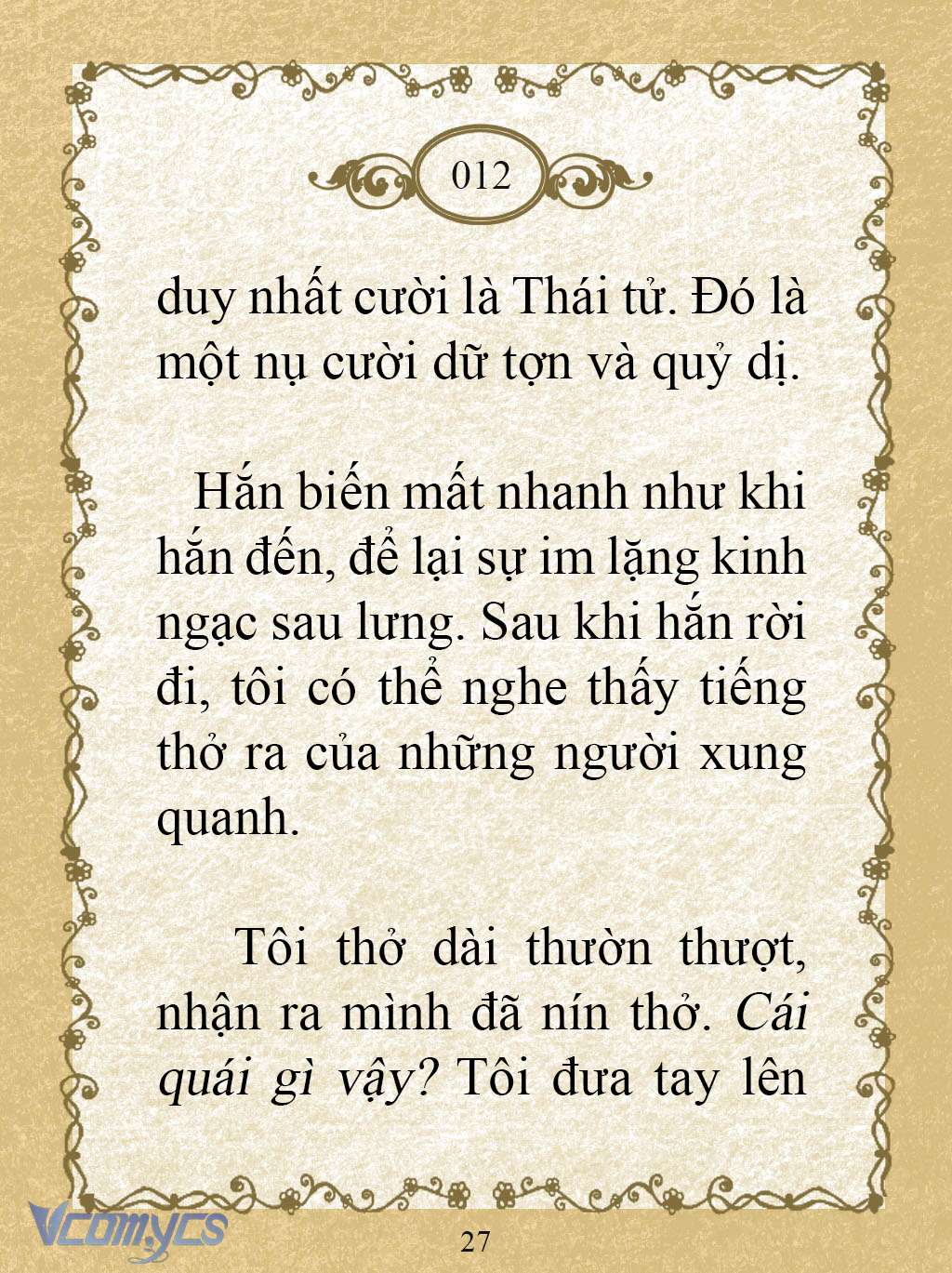 [Novel] Kẻ Phản Diện Được Định Phải Chết Chap 12 - Trang 2