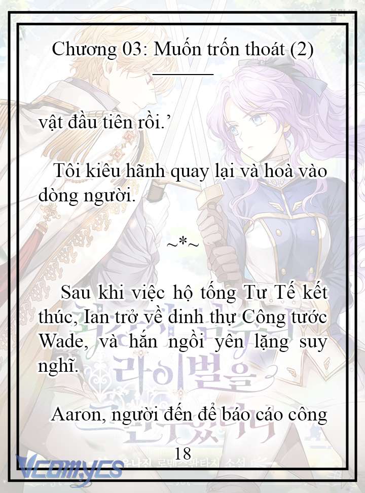 [Novel] Tôi Không Còn Là Đối Thủ Của Nam Chính Chap 3 - Trang 2