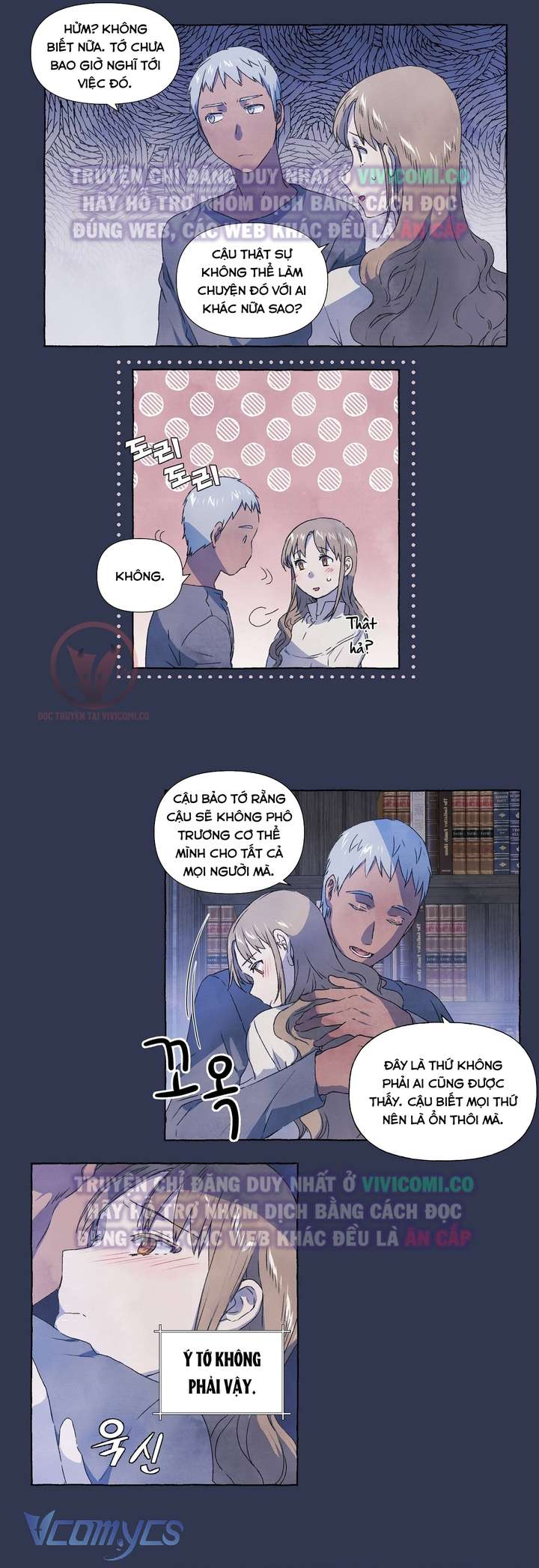 [18+] Chàng Sói Ngốc Và Nàng Thủ Thư Chapter 11 - Trang 3