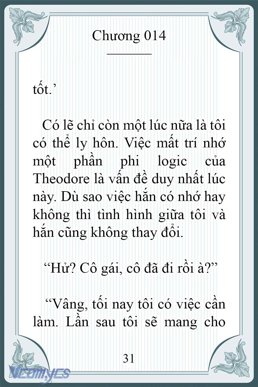 [Novel] Người Chồng Ghét Tôi Đã Mất Trí Nhớ Chap 14 - Trang 2