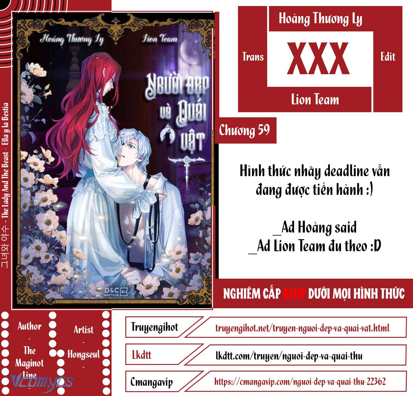 Người Đẹp Và Quái Thú Chap 59 - Next Chap 60