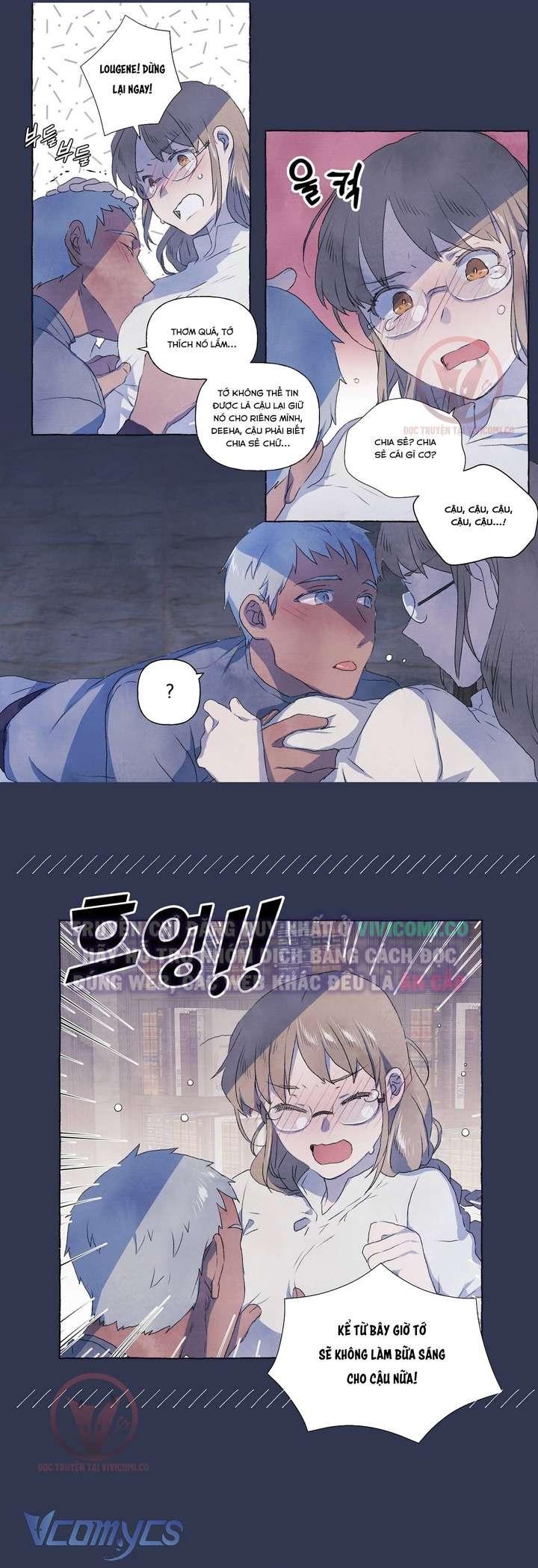 [18+] Chàng Sói Ngốc Và Nàng Thủ Thư Chapter 2 - Trang 3