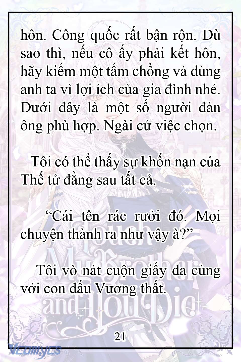 [Novel] Động Vào Em Trai Tôi Xem, Các Người Chết Chắc Chap 10 - Trang 2