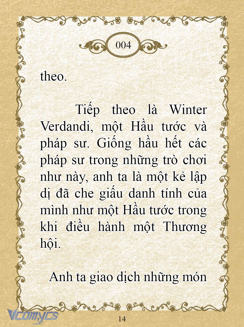 [Novel] Kẻ Phản Diện Được Định Phải Chết Chap 4 - Trang 2