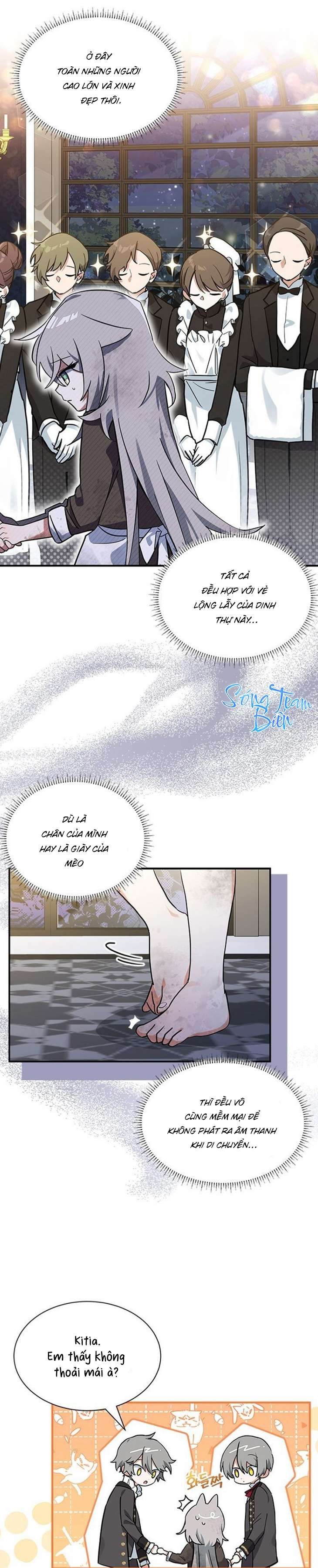 Mèo con được gia tộc sói nhận nuôi? Chapter 2 - Trang 3