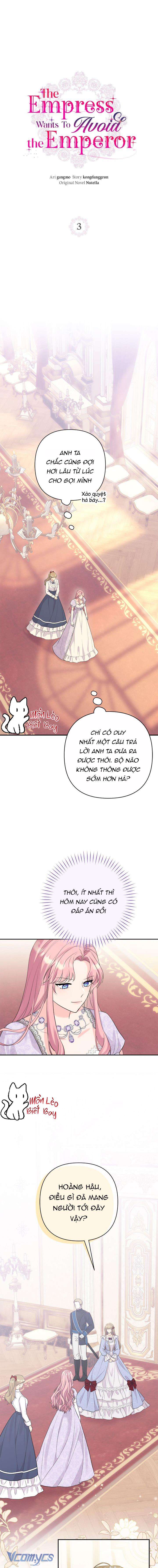 Tuy Là Hoàng Hậu, Nhưng Tôi Muốn Né Hoàng Đế Chapter 3 - Trang 4