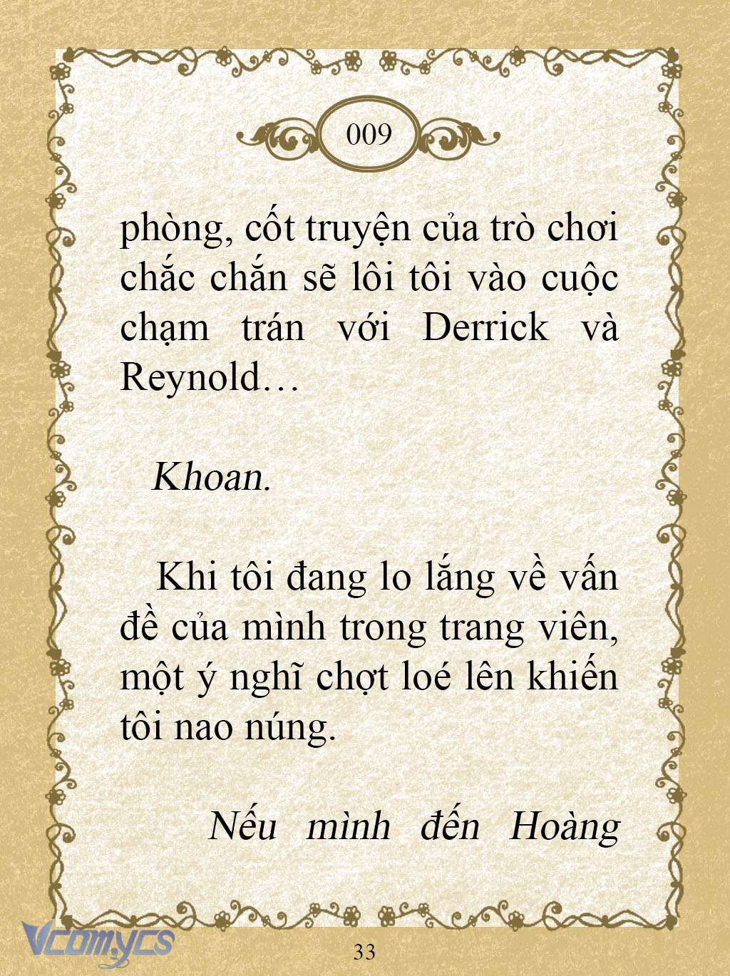 [Novel] Kẻ Phản Diện Được Định Phải Chết Chap 9 - Trang 2