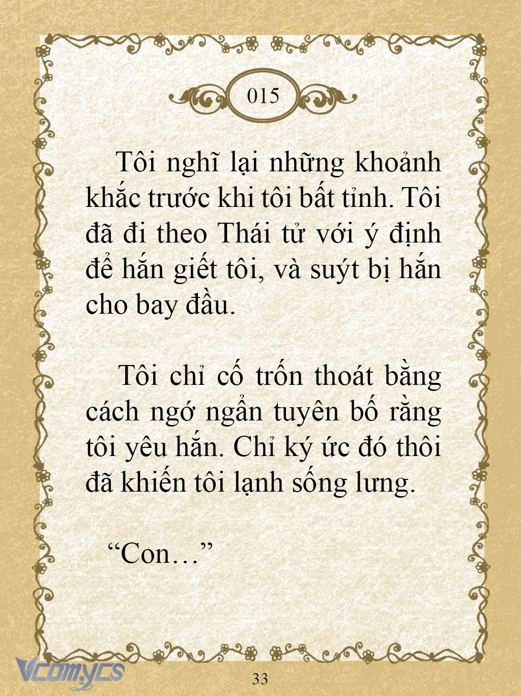 [Novel] Kẻ Phản Diện Được Định Phải Chết Chap 15 - Trang 2