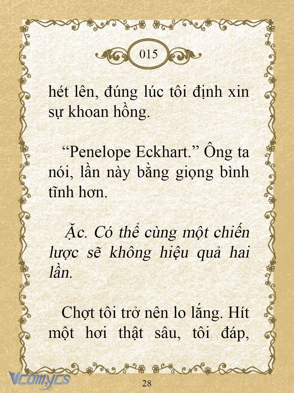 [Novel] Kẻ Phản Diện Được Định Phải Chết Chap 15 - Trang 2