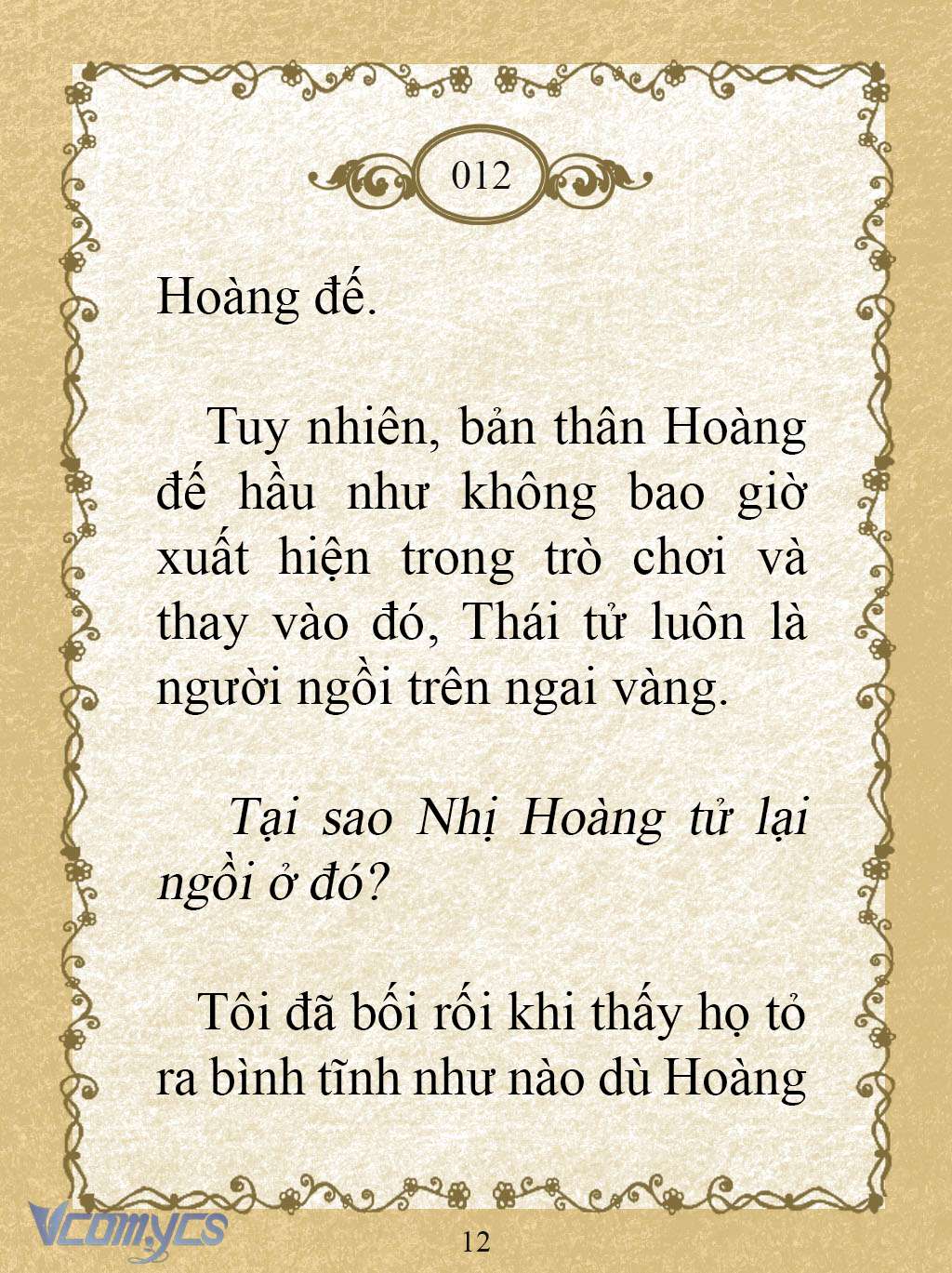 [Novel] Kẻ Phản Diện Được Định Phải Chết Chap 12 - Trang 2