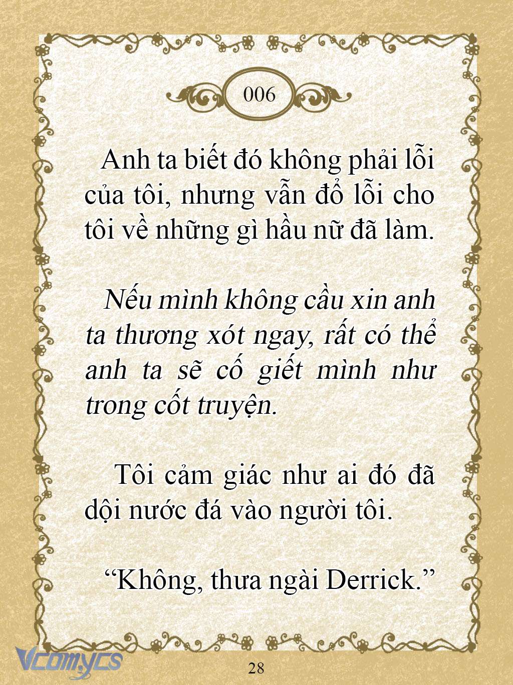 [Novel] Kẻ Phản Diện Được Định Phải Chết Chap 6 - Trang 2