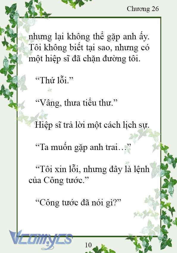 [Novel] Trở Thành Em Gái Của Nam Chính Tiểu Thuyết Đam Mỹ Chap 26 - Trang 2