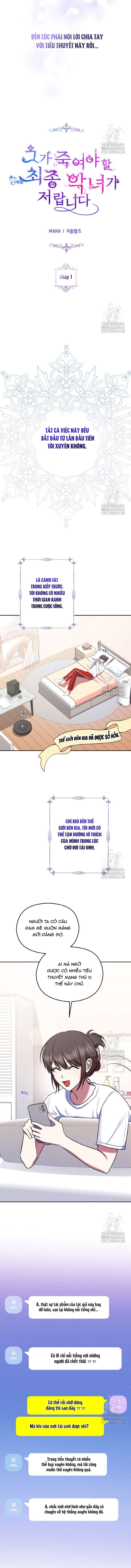 Trở Thành Trùm Cuối Mà Anh Phải Giết Chapter 1 - Trang 3