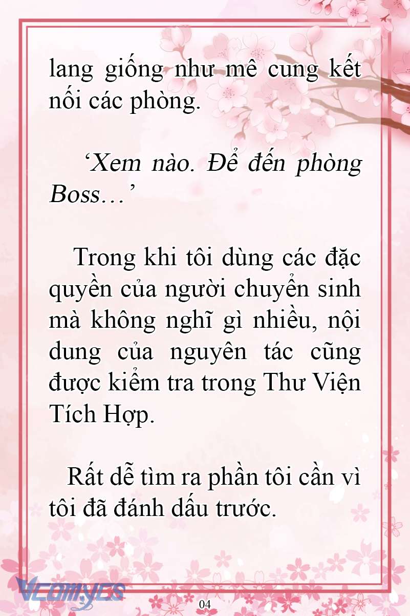 [Novel] Đặc Quyền Của Người Chuyển Sinh Chap 26 - Next Chap 27