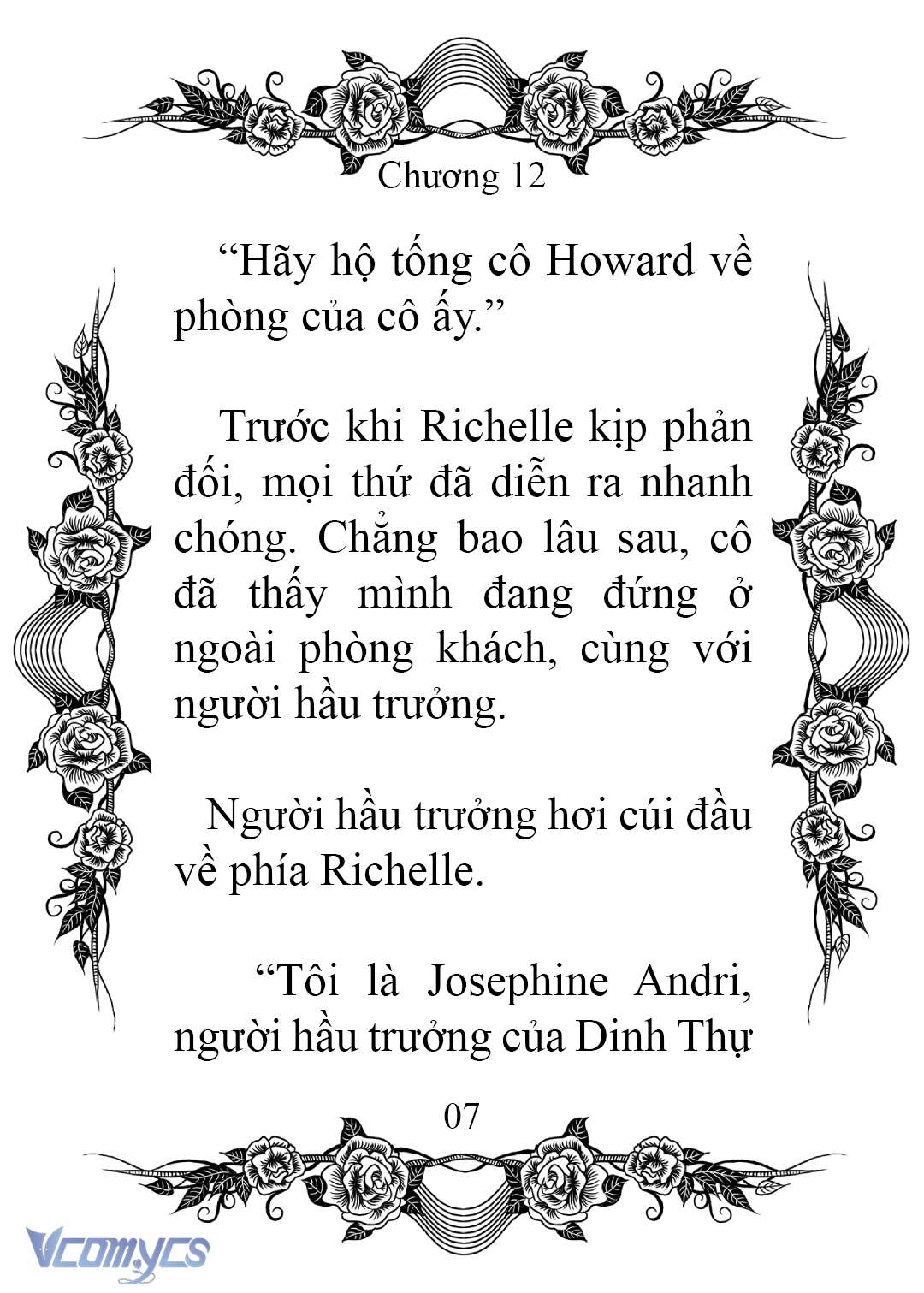 [Novel] Chào Mừng Đến Với Dinh Thự Hoa Hồng Chap 12 - Trang 2