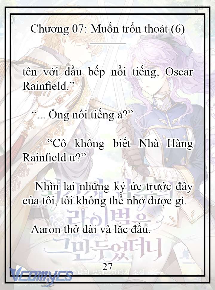 [Novel] Tôi Không Còn Là Đối Thủ Của Nam Chính Chap 7 - Trang 2