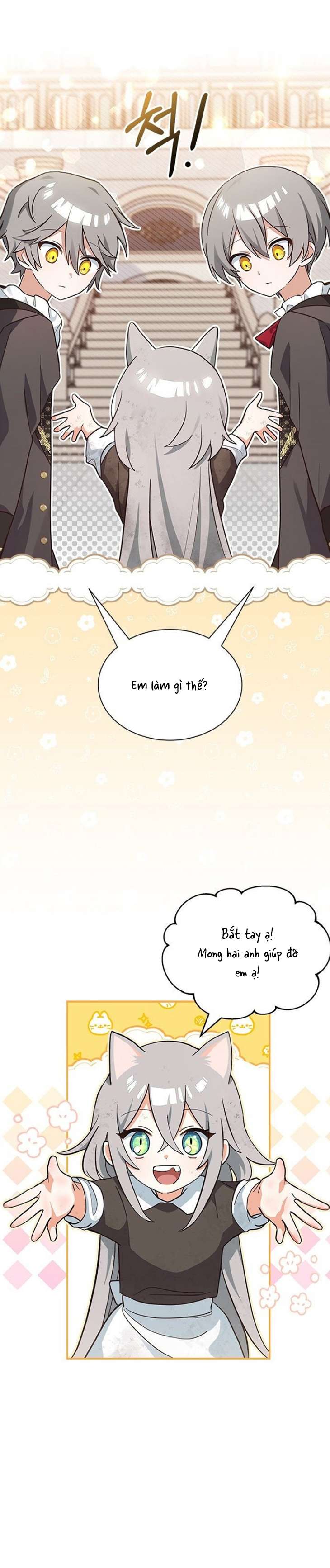 Mèo con được gia tộc sói nhận nuôi? Chapter 2 - Trang 3