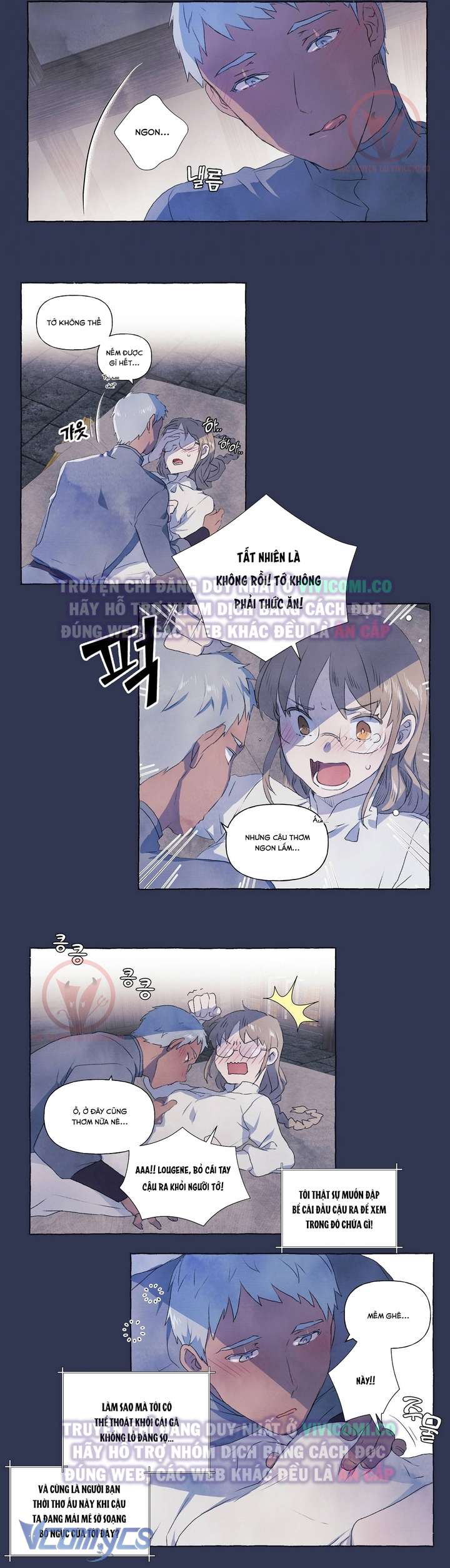 [18+] Chàng Sói Ngốc Và Nàng Thủ Thư Chapter 2 - Trang 3