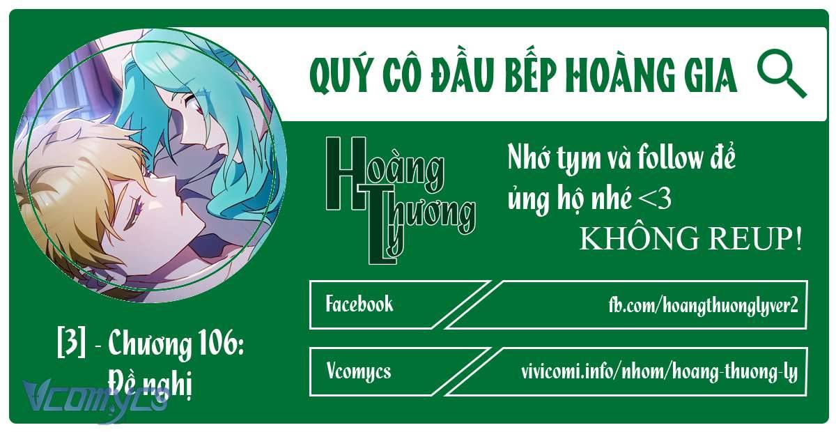 Quý Cô Đầu Bếp Hoàng Gia Chap 106 - Trang 2