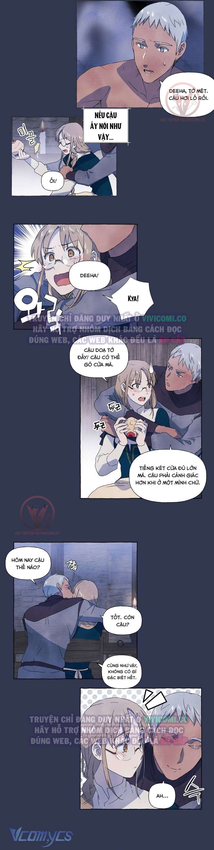 [18+] Chàng Sói Ngốc Và Nàng Thủ Thư Chapter 10 - Trang 3