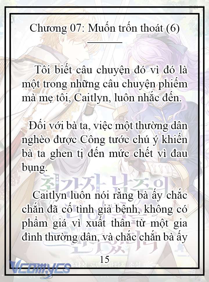 [Novel] Tôi Không Còn Là Đối Thủ Của Nam Chính Chap 7 - Trang 2