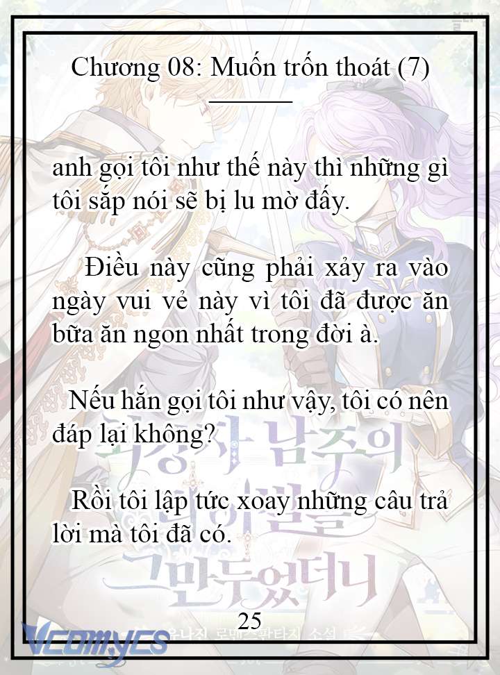 [Novel] Tôi Không Còn Là Đối Thủ Của Nam Chính Chap 8 - Trang 2