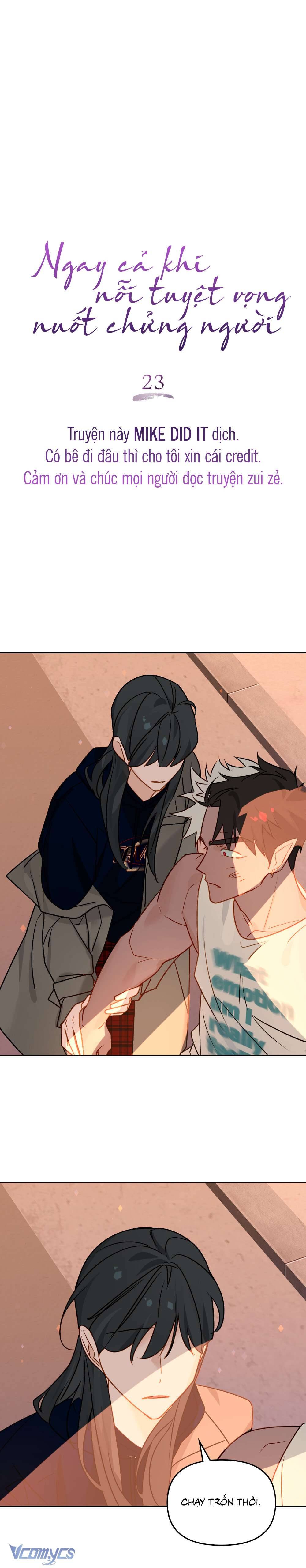 Ngay Cả Khi Nỗi Tuyệt Vọng Nuốt Chửng Người Chap 23 - Trang 3