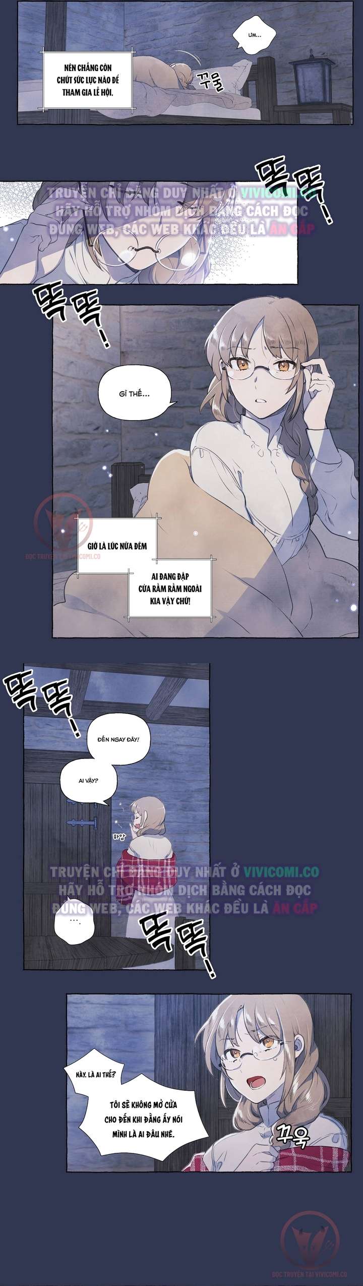 [18+] Chàng Sói Ngốc Và Nàng Thủ Thư Chapter 1 - Trang 3