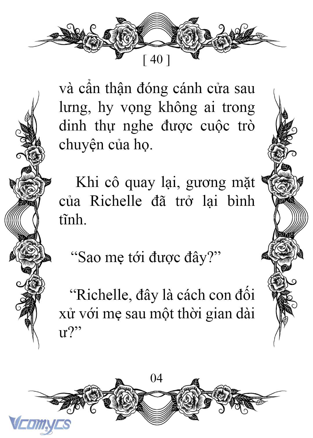 [Novel] Chào Mừng Đến Với Dinh Thự Hoa Hồng Chap 40 - Trang 2