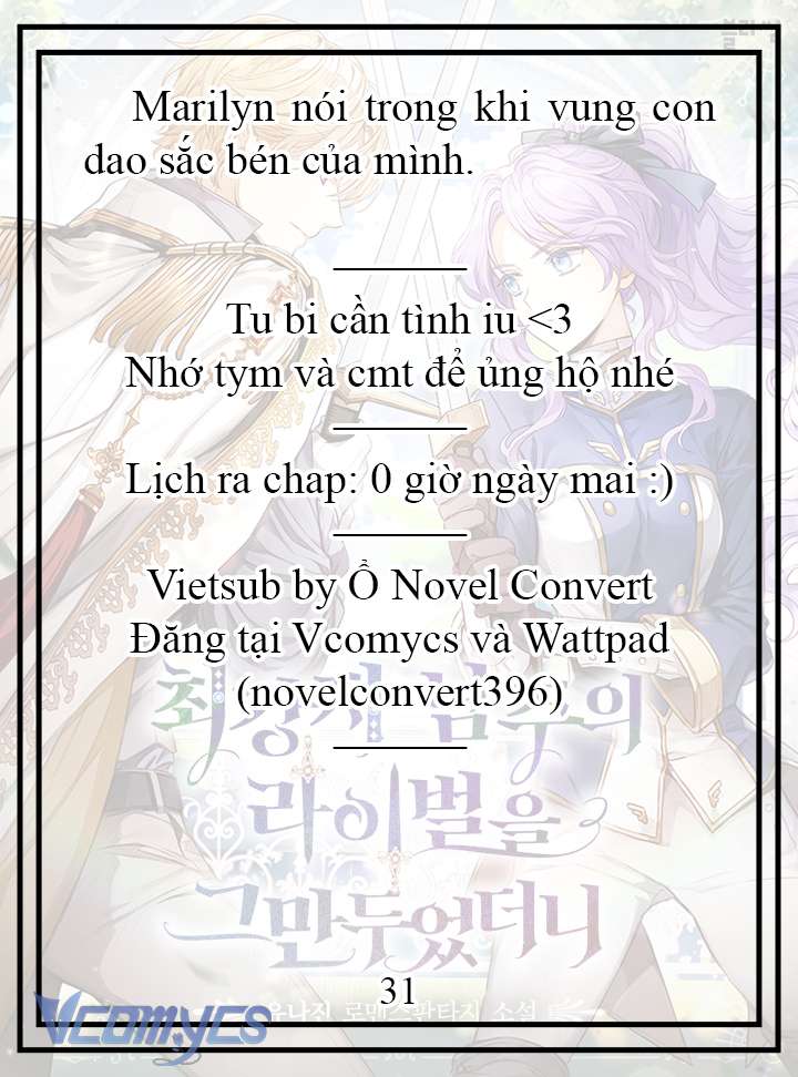 [Novel] Tôi Không Còn Là Đối Thủ Của Nam Chính Chap 14 - Next Chap 15