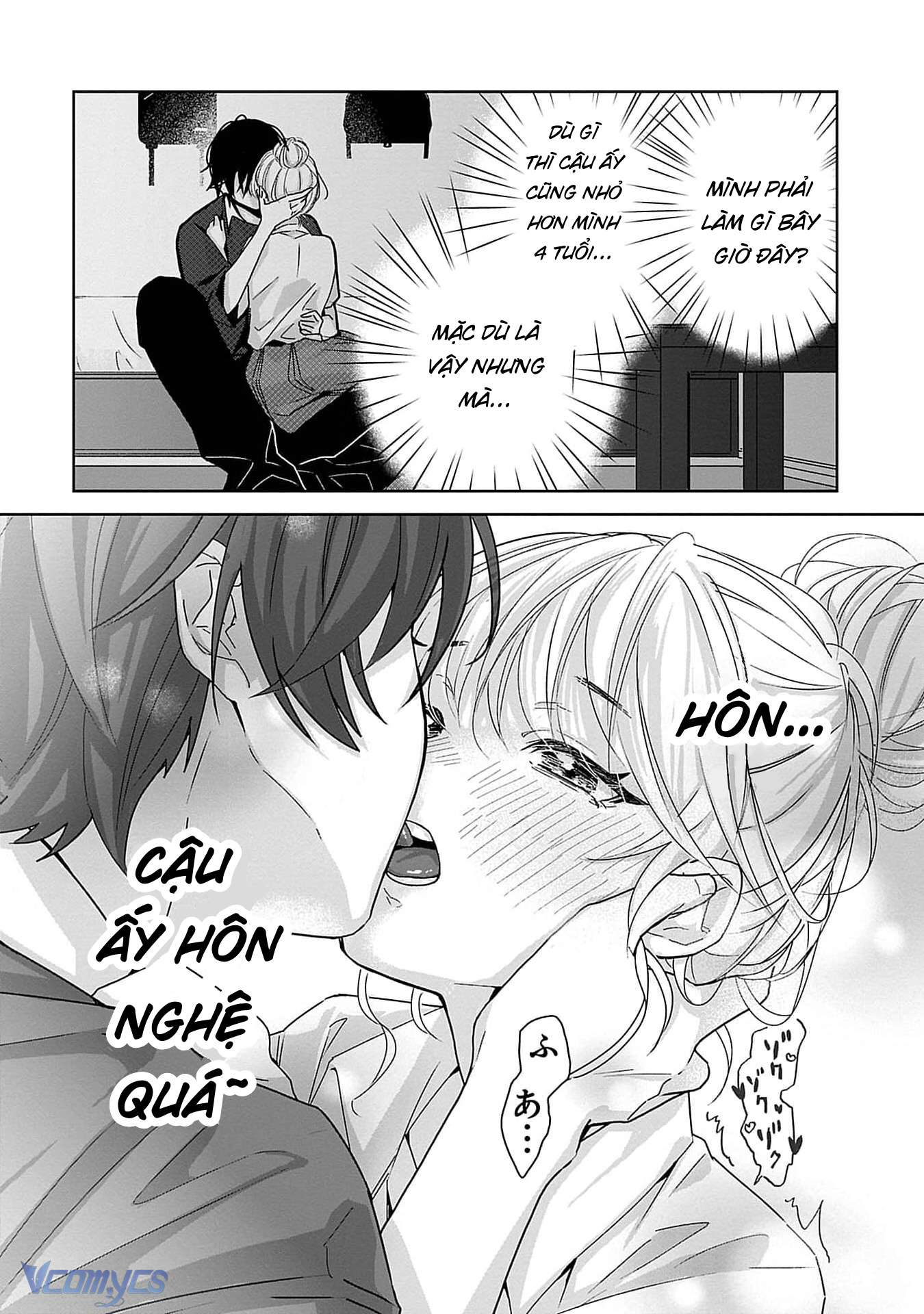 [18+]Bị Em Trai Nhà Bên Dụ Dỗ Rồi!!! Chap 1 - Trang 2